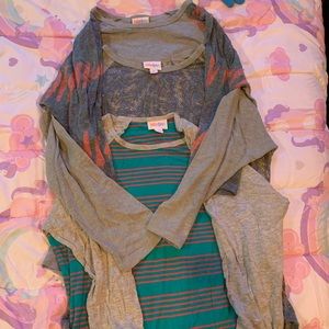 3 med lula roe Randy topa